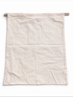 Tory Burch Dust Bag Cream Canvas Drawstring Storage Bag Large Authentic
